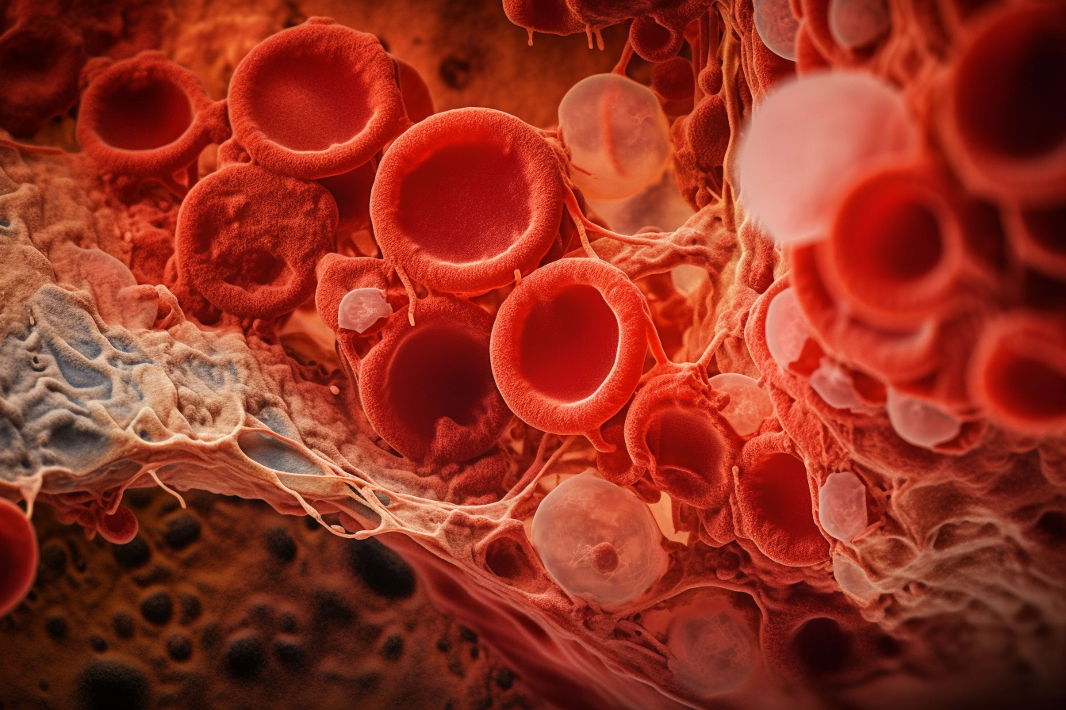 Blood cells in a bone marrow biopsy, AI Generative | Image Credit: Kateryna | stock.adobe.com