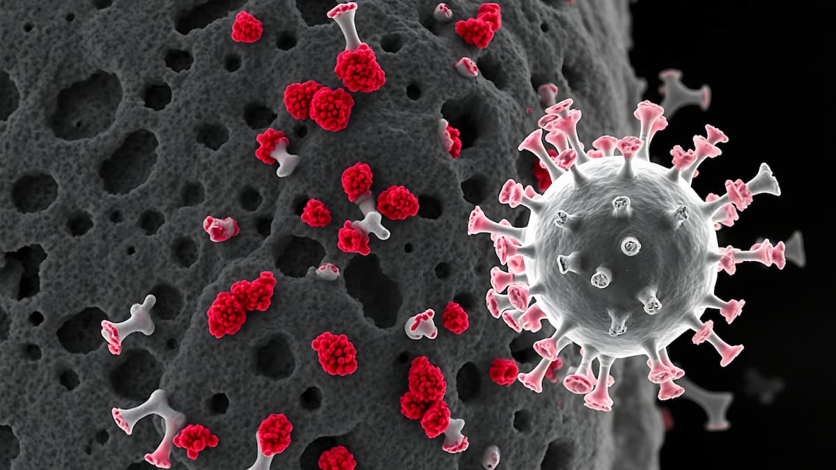 Immune evasion (pneumococci) Immunoscopic examination of the pneumococcal capsule: - Polysaccharide mantle (halo effect) obscures surface proteins - Complement C3b proteins (red) fail to clear 