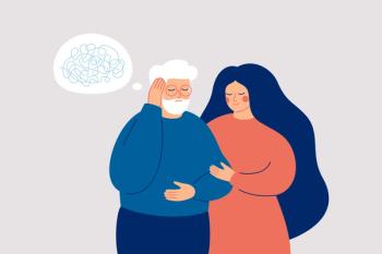 Woman helping older man with dementia | Image credit: Mary Long - stock.adobe.com
