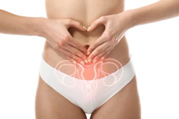 Outline of a uterus on a woman's torso | Image Credit: © Pixel-Shot - stock.adobe.com