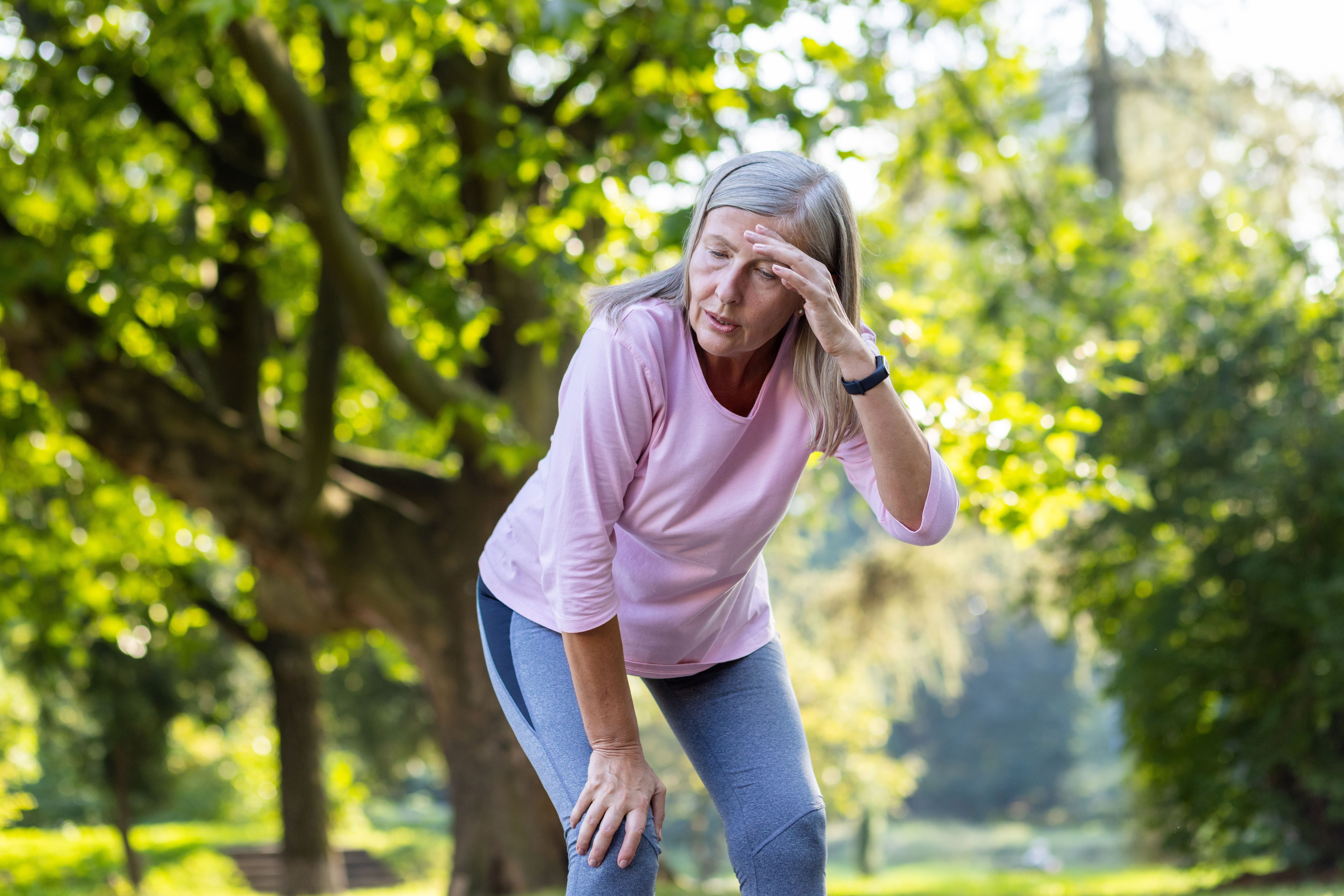 Survivor of breast cancer tired from exercise | Image Credit: © Liubomir - stock.adobe.com