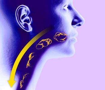 Disorders of swallowing, dysphagia. Pharyngeal and esophageal dysphagia. Oral phase. The path of food, the act of swallowing. Head side view x-ray, From the mouth to the stomach. 3d rendering - Image credit: Naeblys | stock.adobe.com