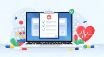 Online Medical Consultation: Telemedicine & Digital Health - Laptop, Chart & Pills, Virtual Healthcare