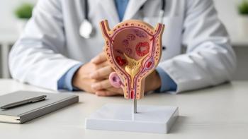 AI photo of bladder cancer model and doctor | Image Credit: © fdp - stock.adobe.com