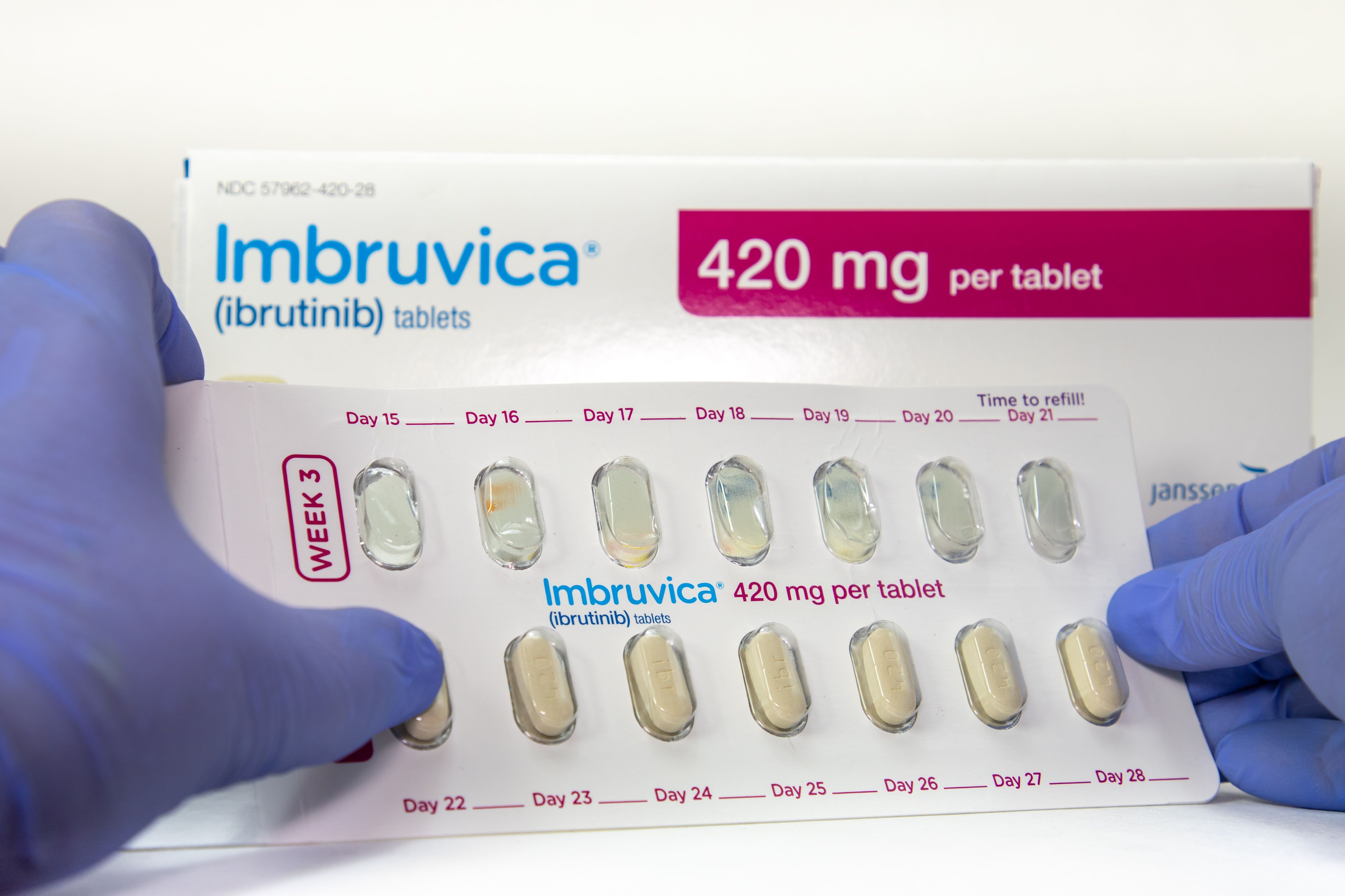 Ibrutinib, Imbruvica tablets | Image Credit: © CLShebley - stock.adobe.com