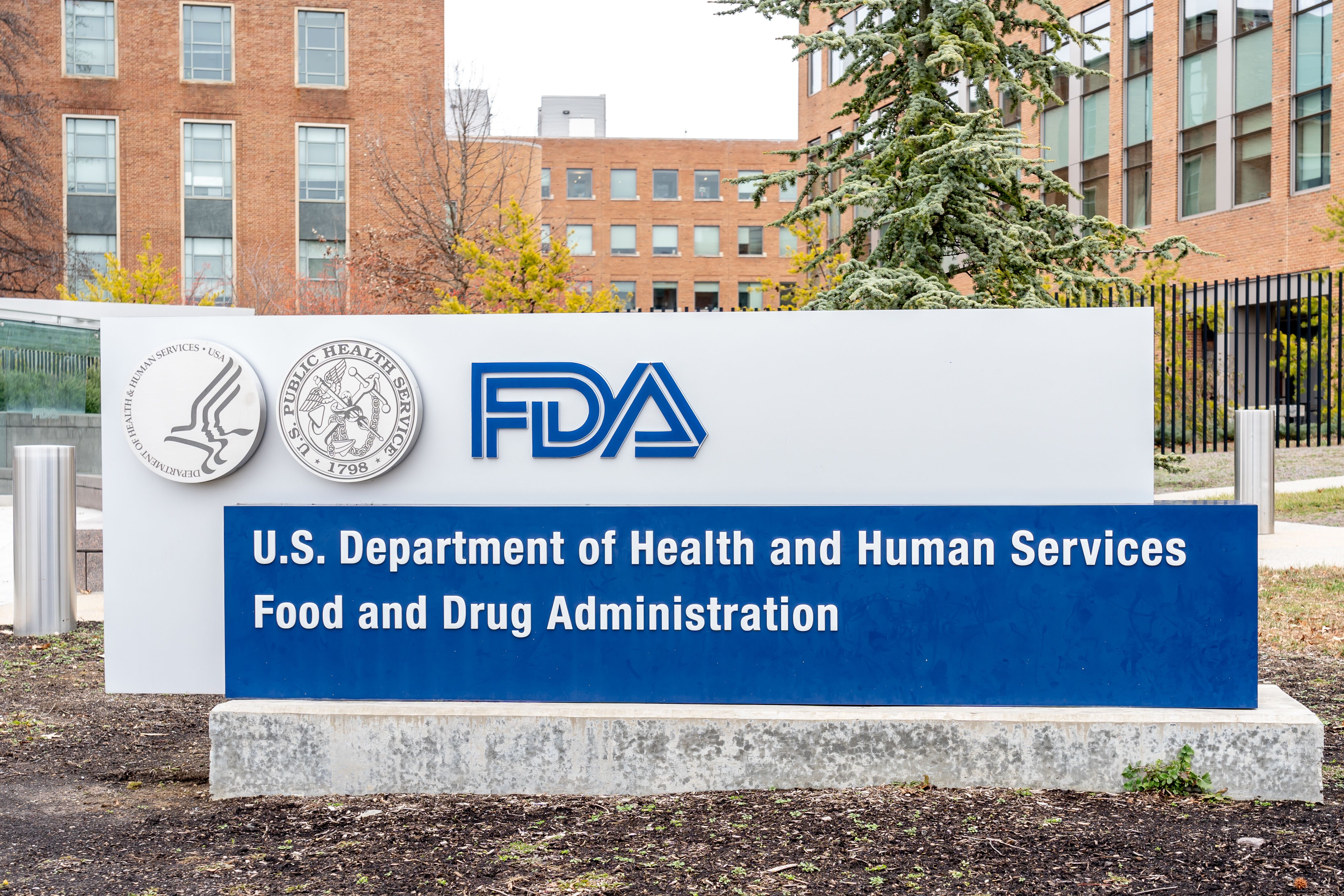 FDA headquarters sign -- Image credit: JHVEPhoto | stock.adobe.com