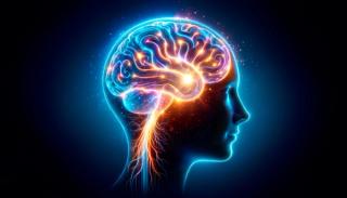 X-ray image of human brain with neurons -- Image credit: Who is Danny | stock.adobe.com