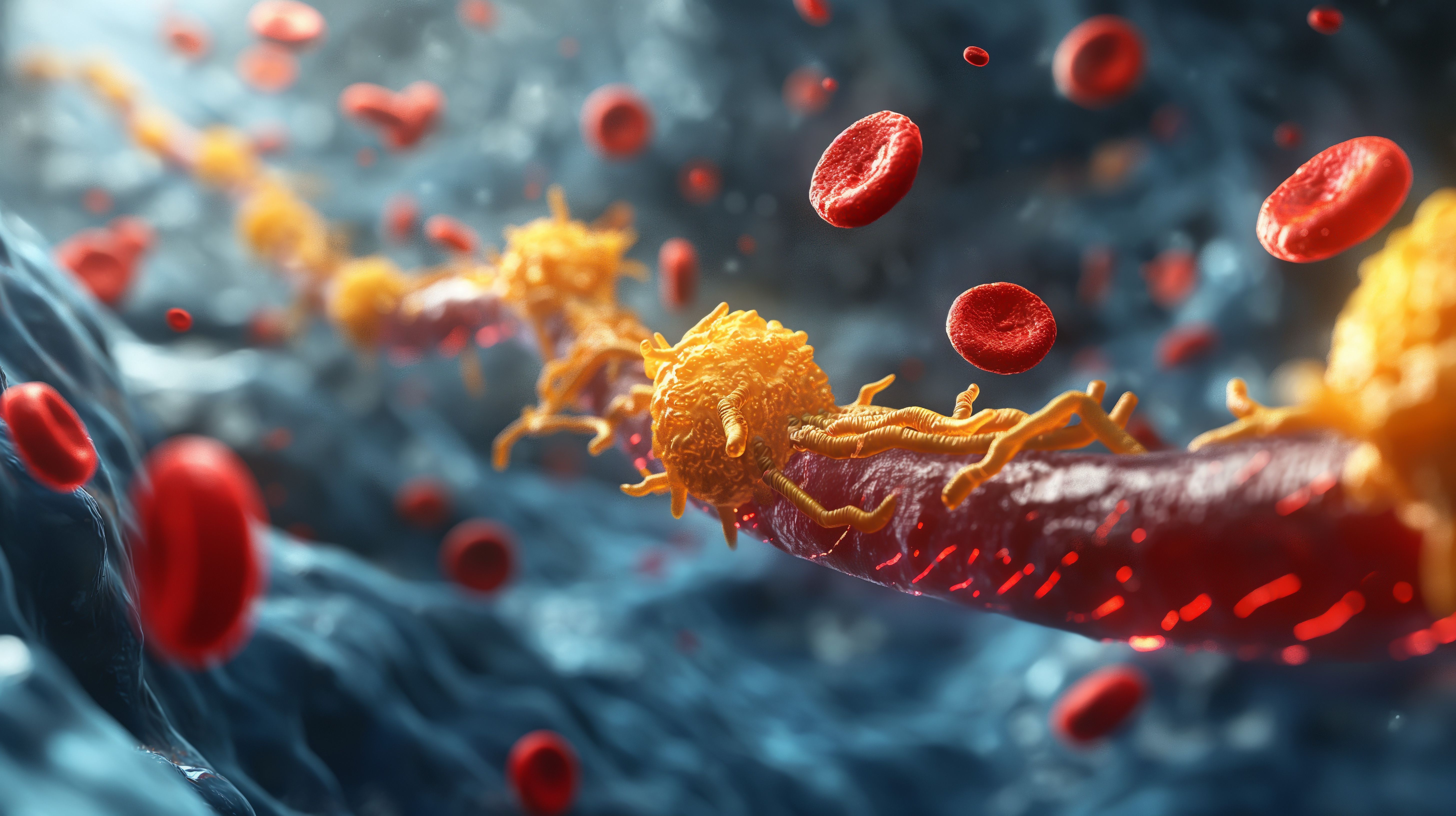 Cholesterol buildup and blood cells | Image Credit: © VRAYVENUS - stock.adobe.com