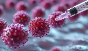 Macro image of a needle being pricked at a cancer cell. Research of cancer diseases, viruses in infected organism , viral disease epidemic, vaccine background. | Image Credit: radekcho | stock.adobe.com