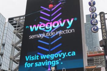 wegovy brand drugs advertisement at Sankofa Square, Toronto | Image Credit: eugen | stock.adobe.com