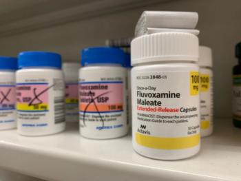 Ogden utah USA- October 31, 2021: a bottle of fluvoxamine on shelf which is being researched as a potential drug to prevent covid-19 hospitalizations - Image credit: pureradiancecmp | stock.adobe.com