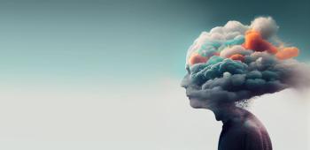 Brain fog, long covid symptom, concentration problems and blurry vision after Covid-19 disease, health issue, generative AI