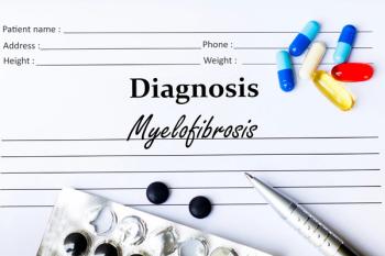 Myelofibrosis - Diagnosis written on a piece of white paper with medication and Pills | Image Credit: mdaros | stock.adobe.com