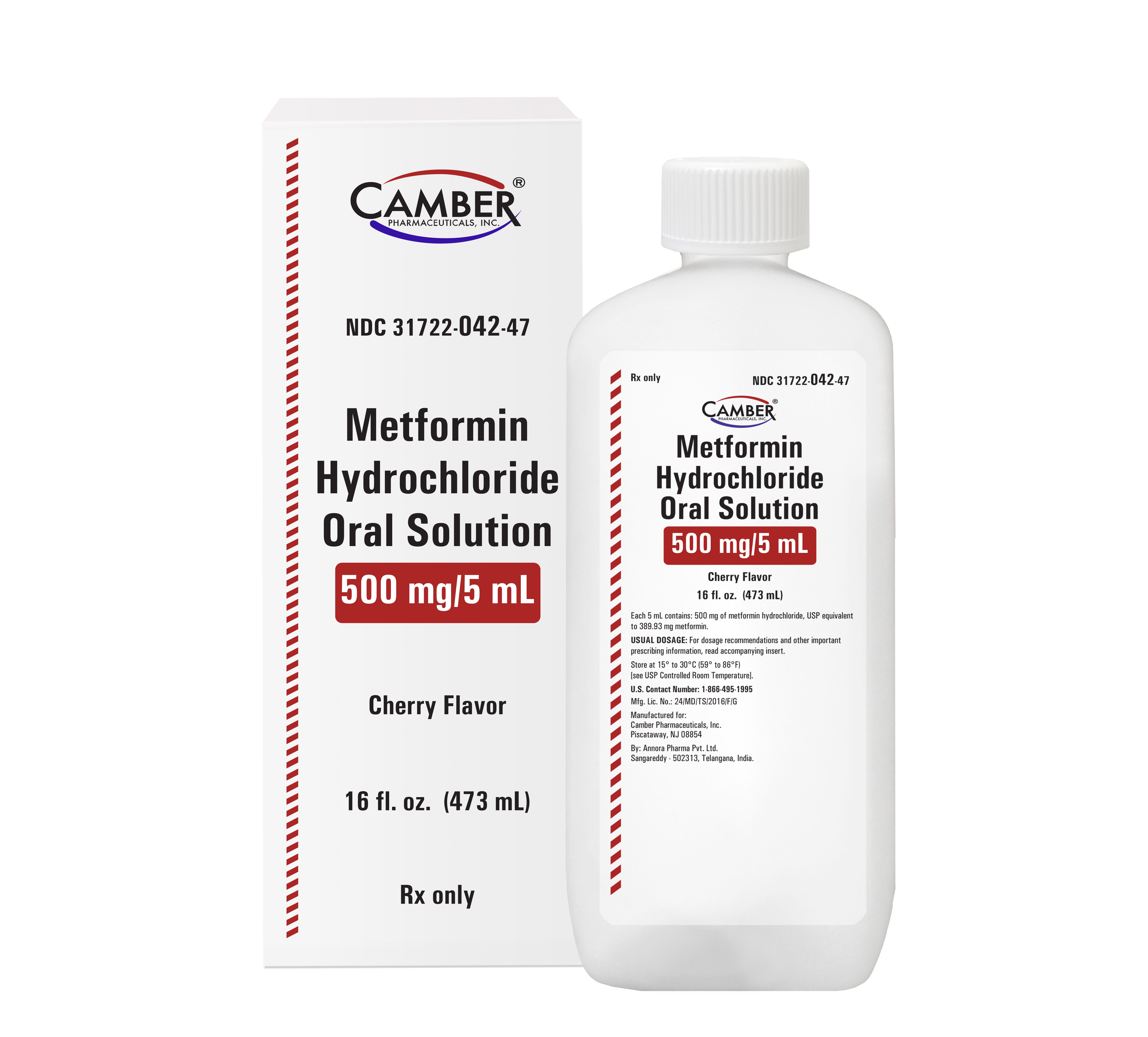 Camber Pharmaceuticals Adds Metformin Hydrochloride Oral Solution to Growing Portfolio