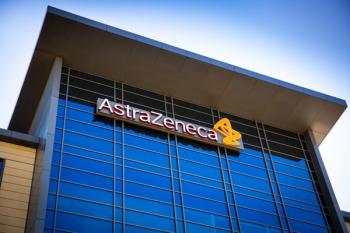 South San Francisco, CA, USA - February 24, 2021: Closeup of a AstraZeneca building corporate office, a British-Swedish pharmaceutical, biotechnology company with its headquarters in Cambridge, England