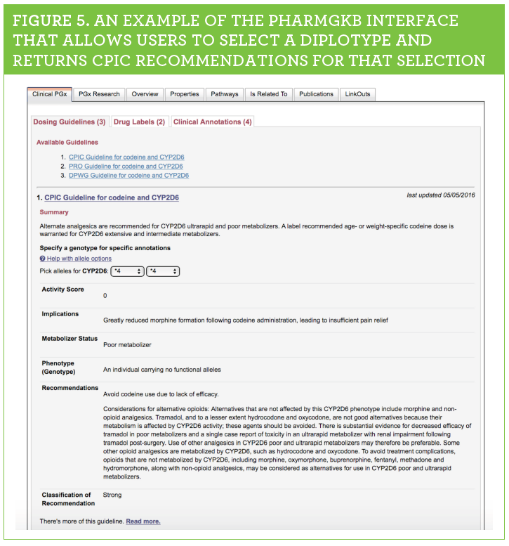 Pharmacogenetic Resources: PharmGKB And Clinical Pharmacogenetics ...