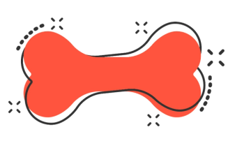 Bone sign illustration pictogram: © Lysenko.A - stock.adobe.com