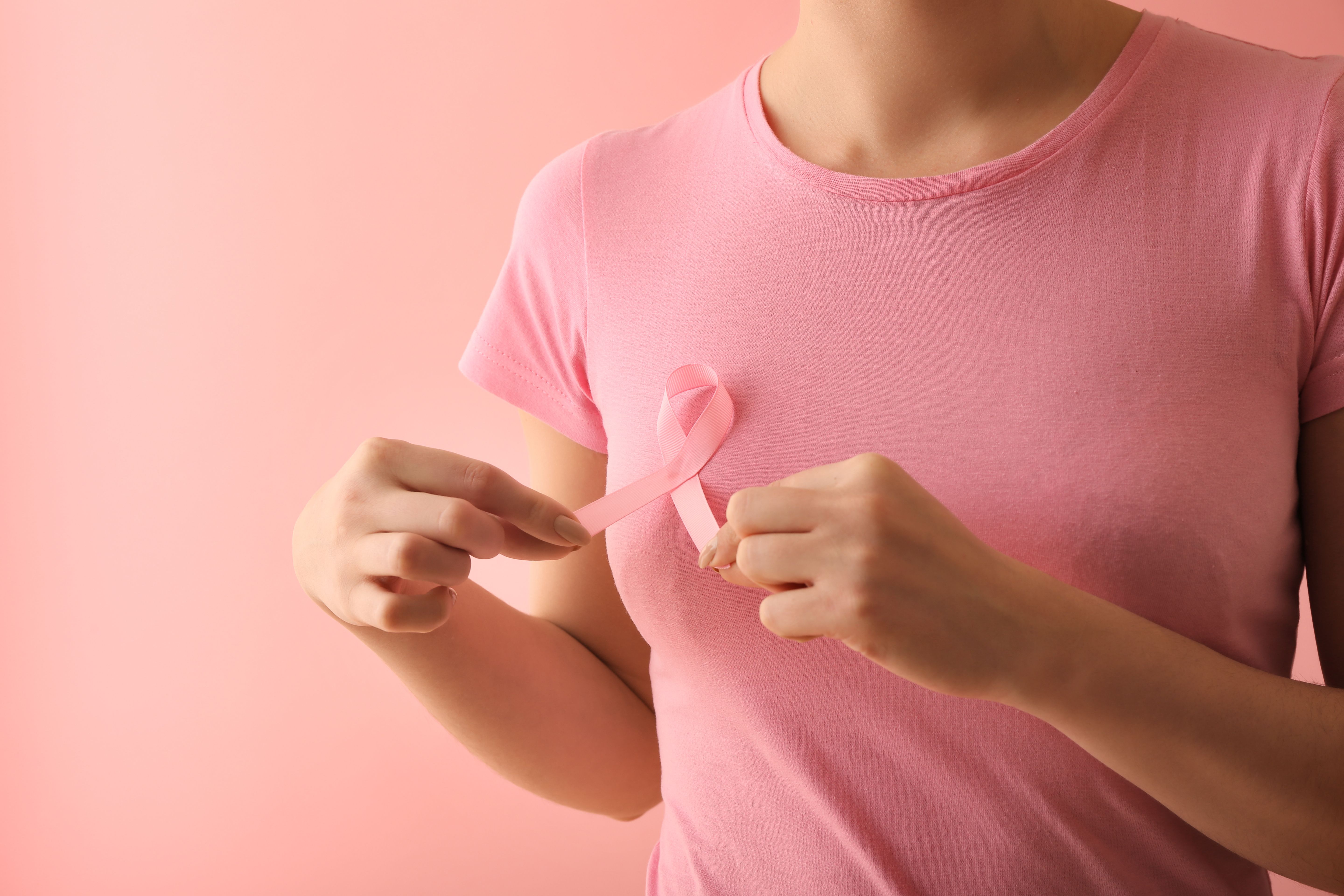 Pink ribbon for breast cancer awareness -- Image credit: Pixel-Shot | stock.adobe.com