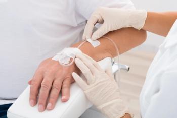 Patient receiving chemotherapy -- Image credit: Andrey Popov | stock.adobe.com