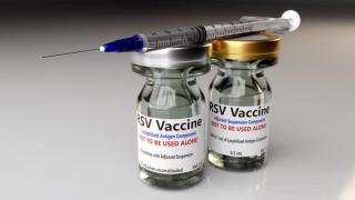Vaccine vials used for Respiratory Syncytial Virus (RSV) with a syringe - Image credit:  Peter Hansen | stock.adobe.com