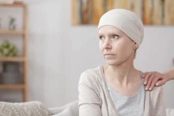 Female patient with cancer