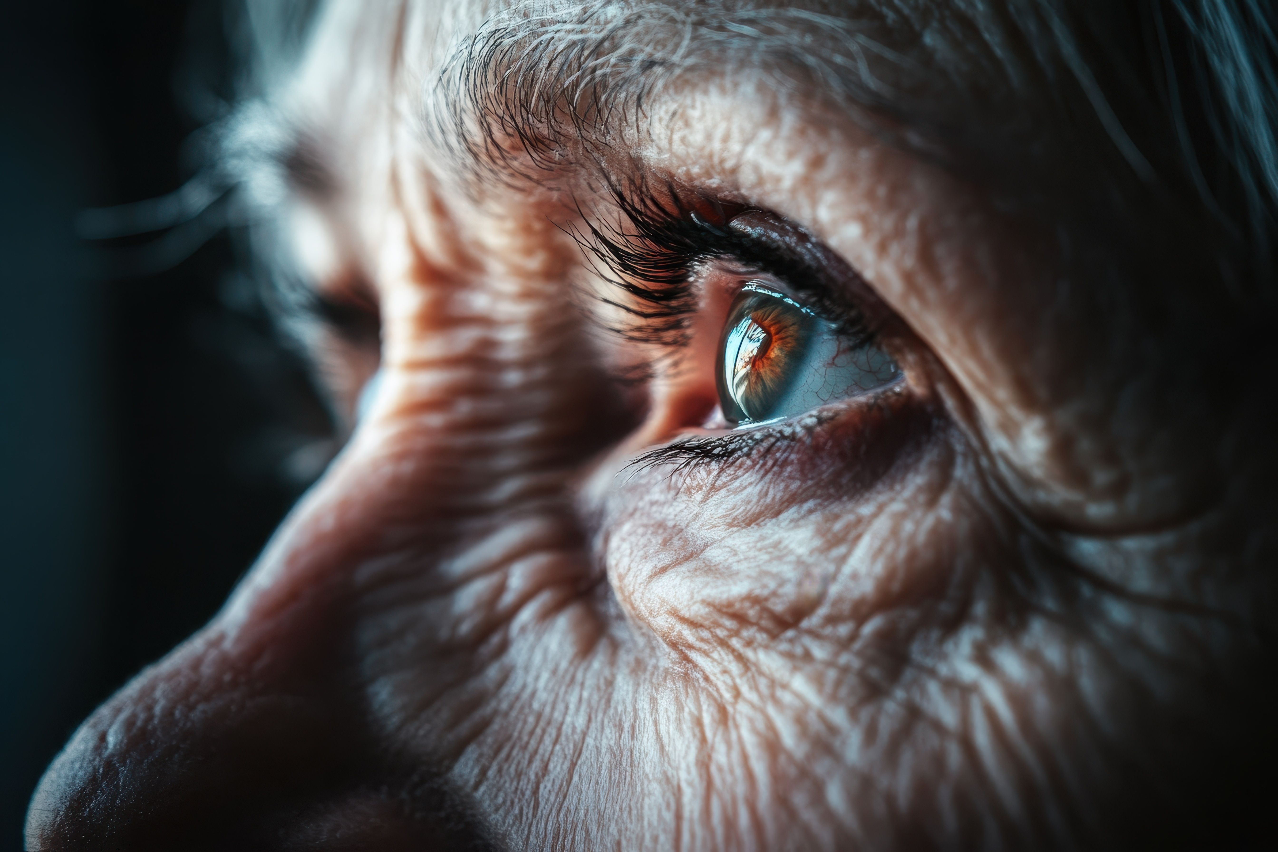 AI depiction of an older woman's eyes | Image Credit: © nabila - stock.adobe.com