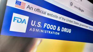 US FDA website homepage -- Image credit: frank | stock.adobe.com