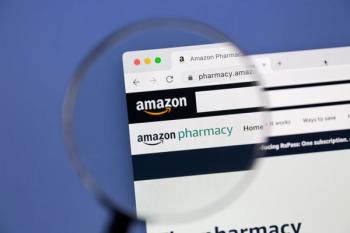 Magnifying glass highlighting Amazon Pharmacy website | Image Credit: © IB Photography - stock.adobe.com