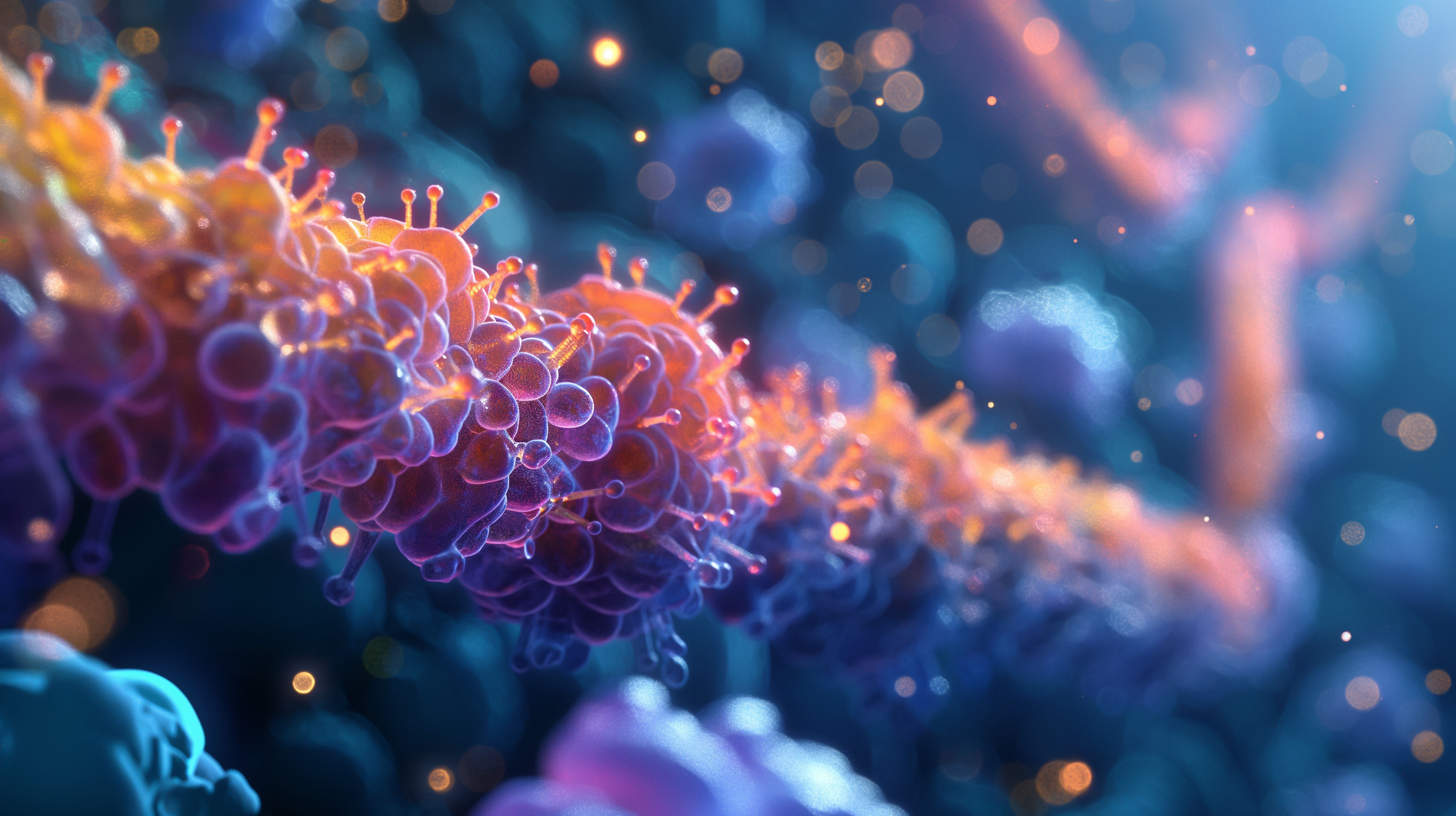 Biochemical illustration of fatty acid synthesis | Image Credit: © VRAYVENUS - stock.adobe.com
