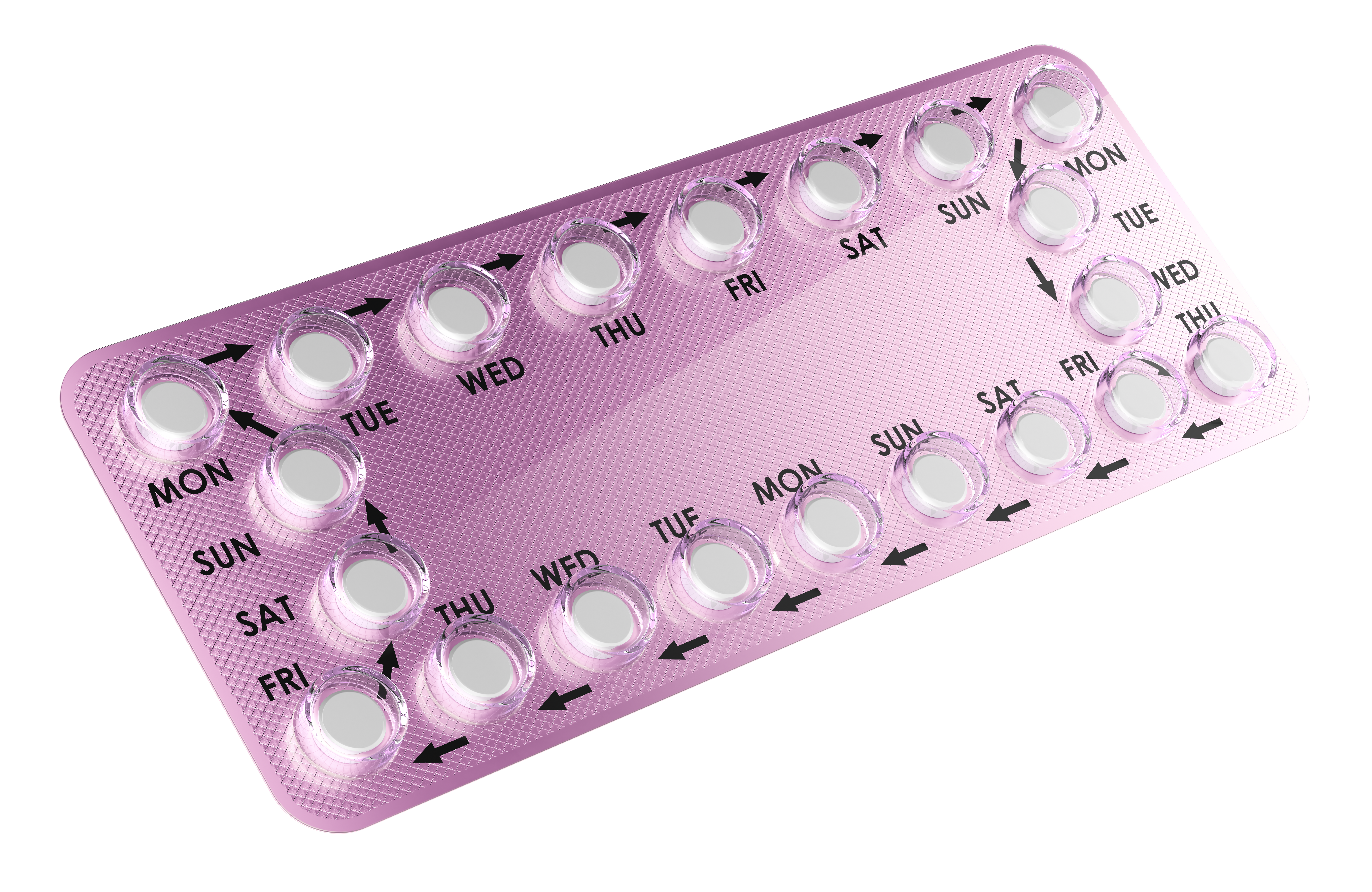 Birth control pills. Combined oral contraceptive pills. 3D rendering isolated on transparent background | Image Credit: natatravel | stock.adobe.com