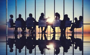 Business People Communication Office Meeting Room Concept