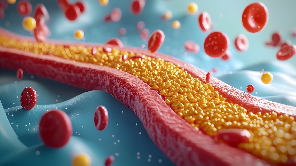 Dynamic 3D Visualization of Cholesterol Lowering Process in Bloodstream