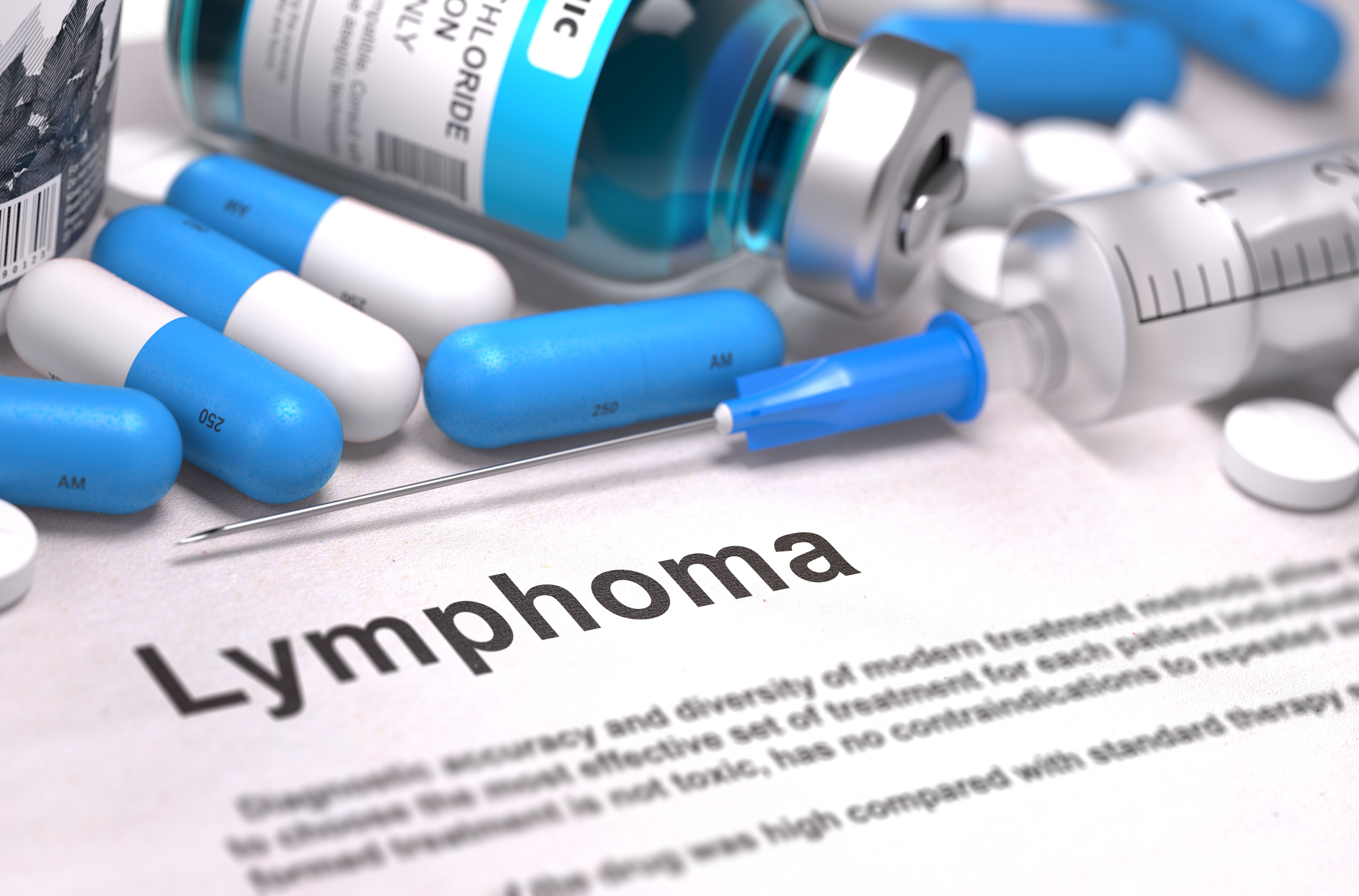 Lymphoma written on paper -- Image credit: tashatuvango | stock.adobe.com