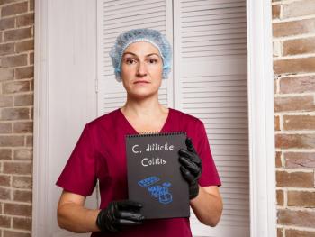Healthcare concept about C. difficile Colitis with inscription on the page. Credit: Yurii Kibalnik - stock.adobe.com.