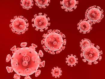 Visualization of HIV virus.