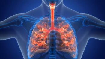 X-ray of lungs with asthma -- Image credit: magicmine | stock.adobe.com