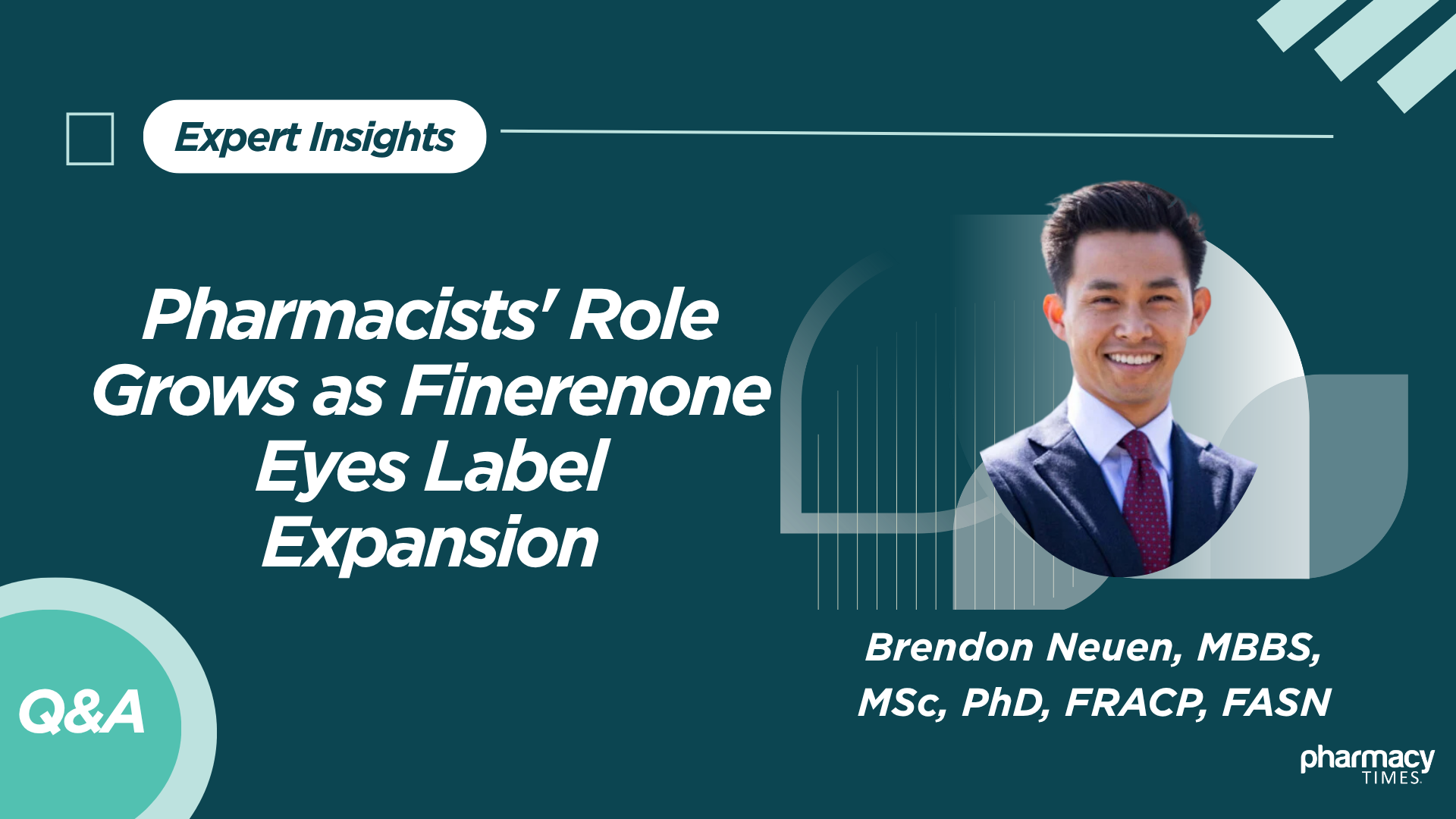 Q&A: Pharmacists' Role in CKD Grows as Finerenone Eyes Label Expansion