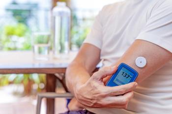 Seville, Spain; 2025-08-16: Diabetic man checking blood sugar level with a continuous glucose monitoring system sensor - Image credit: Rafa Jodar | stock.adobe.com
