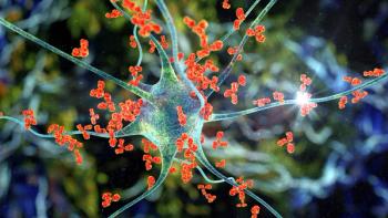 Antibodies attacking neuron - Image credit: Dr_Microbe | stock.adobe.com