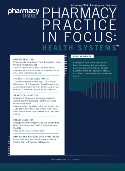 Pharmacy Practice in Focus: Health Systems