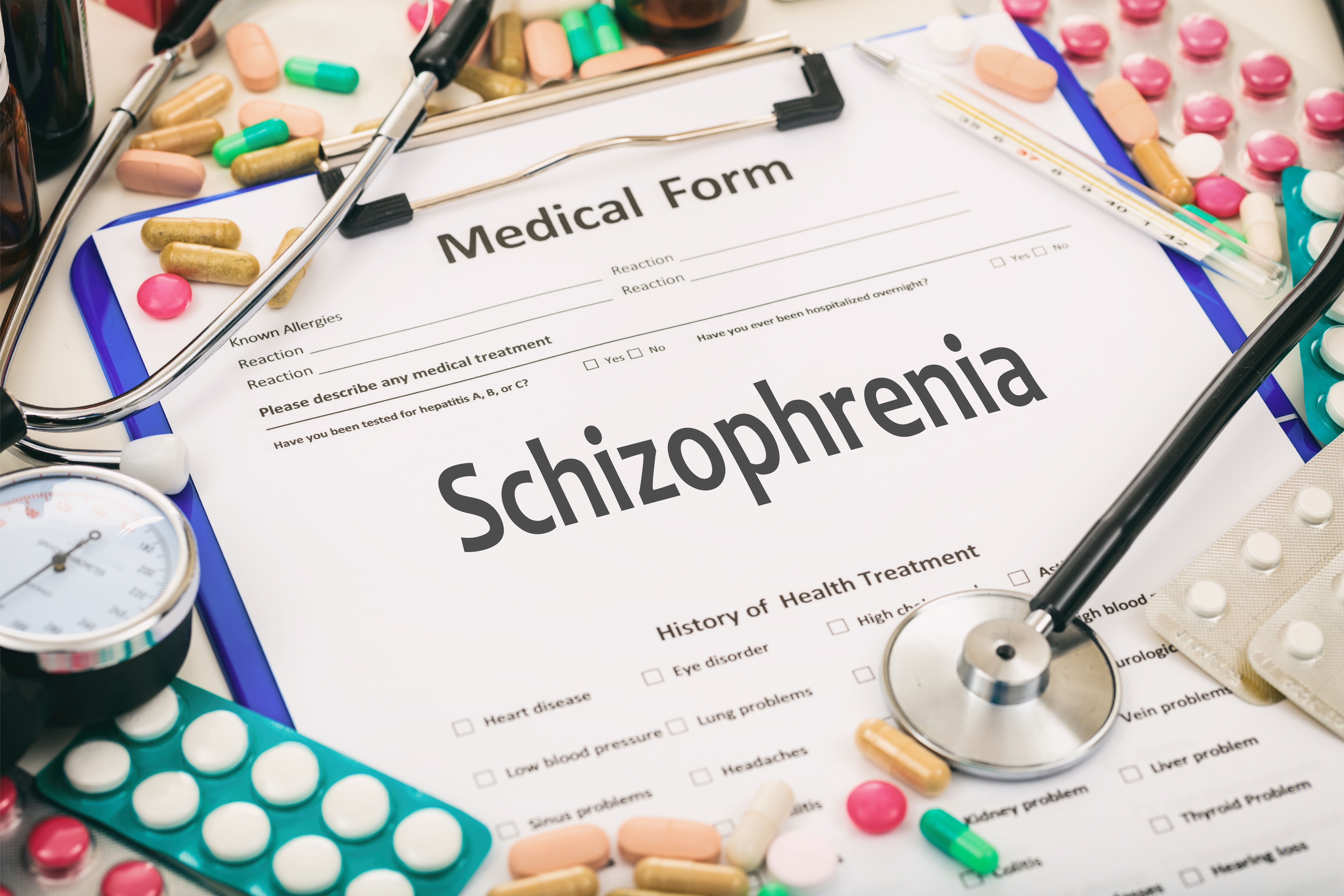 Medical form, diagnosis schizophrenia | Image Credit: Rawf8 | stock.adobe.com