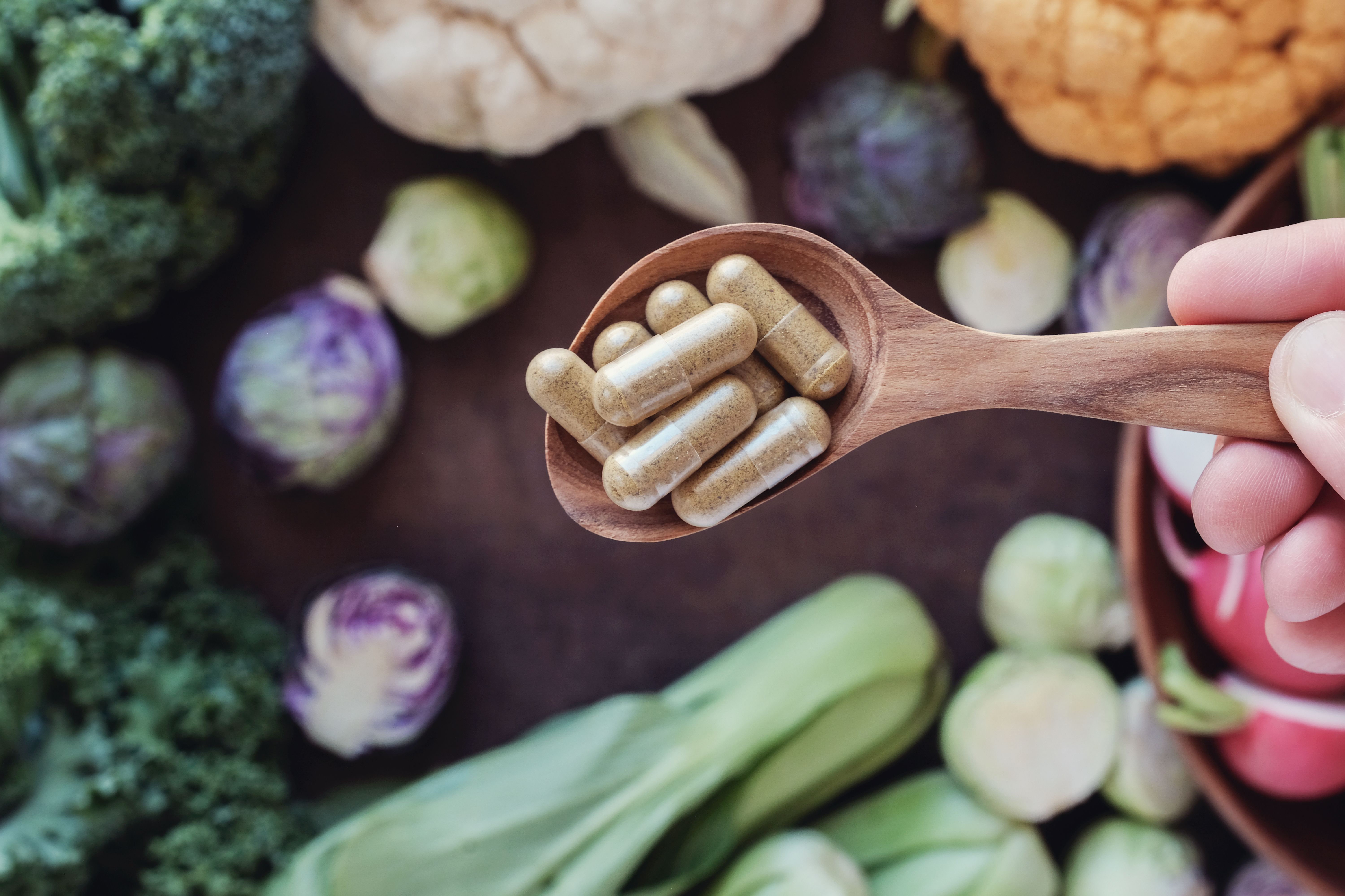 cruciferous vegetables capsules, dietary supplements for healthy - Image credit: SewcreamStudio | stock.adobe.com 