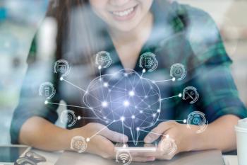 Woman using AI on her phone -- Image credit: THANANIT | stock.adobe.com