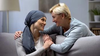 Woman with cancer