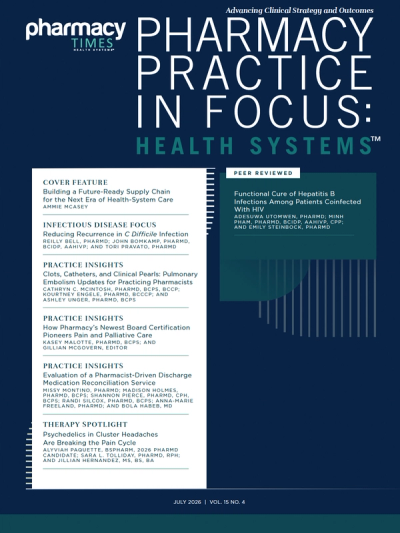 Pharmacy Practice in Focus: Health Systems