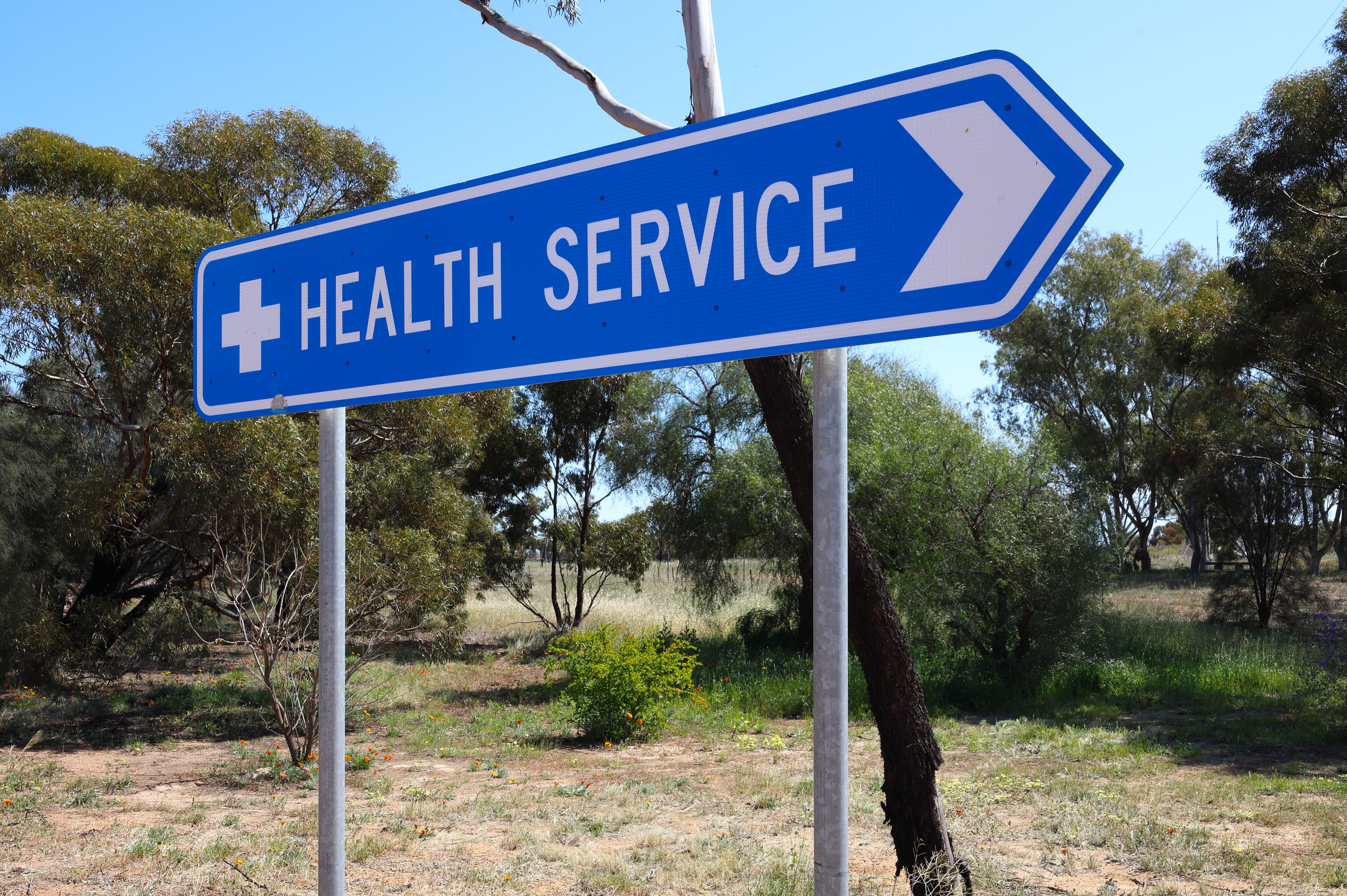 Sign for healthcare in rural area -- Image credit: BJP7images | stock.adobe.com