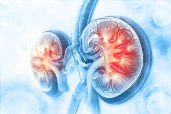 X-ray image of kidneys with CKD -- Image credit: Crystal light | stock.adobe.com