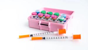 Close up of Pink Case with Vials of Various peptides - Image credit: Anna Hoychuk | stock.adobe.com