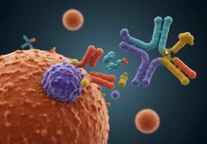 AI-generated image of bispecific antibodies -- Image credit: ProArt Studios | stock.adobe.com
