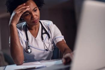 Stressed pharmacist